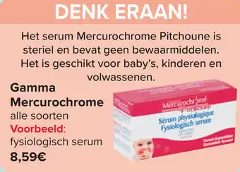 Carrefour Gamma Mercurochrome aanbieding