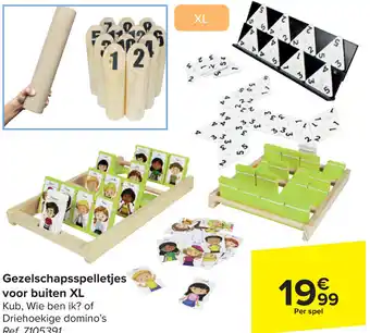 Carrefour Gezelschapsspelletjes voor buiten XL aanbieding