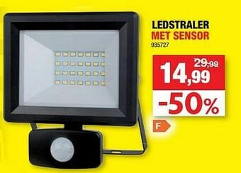 Ledstraler met sensor