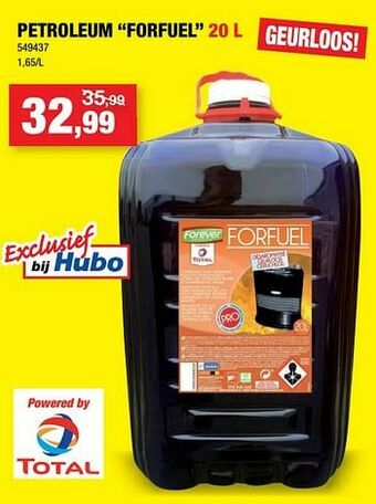 Hubo Petroleum forfuel aanbieding