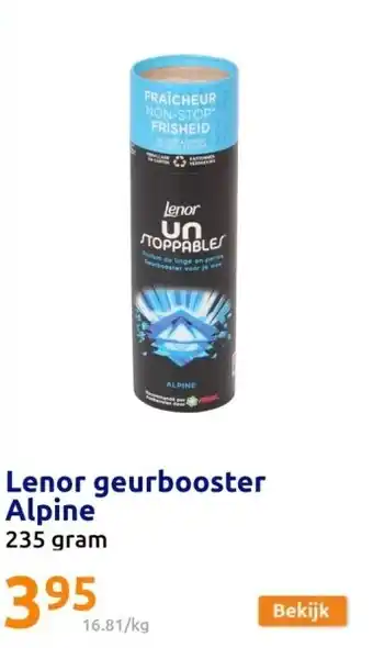 Action Lenor geurbooster Alpine aanbieding