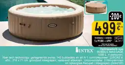 Cora INTEX Opblaasbare spa BUBBLE MASSAGE 1098 L aanbieding