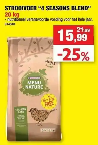 Strooivoer 4 seasons blend