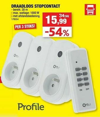 Hubo Draadloos stopcontact aanbieding