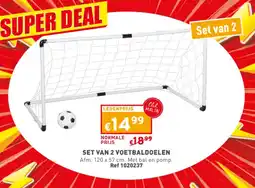 Trafic SET VAN 2 VOETBALDOELEN aanbieding