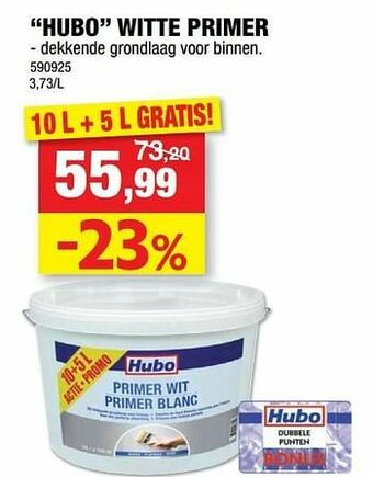 Hubo Hubo witte primer aanbieding
