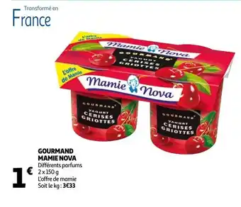 Auchan Gourmand Mamie Nova aanbieding