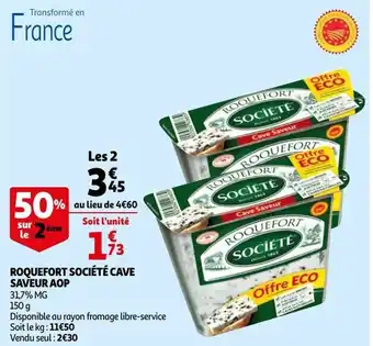 Roquefort Societe Cave Saveur AOP