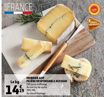 Auchan Morbier AOP Filiere Responsable Auchan aanbieding