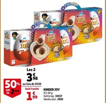 Auchan Kinder Joy aanbieding
