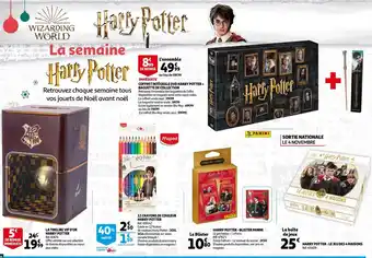 Auchan Harry Potter Immediate Coffret Integrale DVD Harry Potter + Baguette De Collection aanbieding
