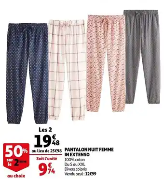 Pantalon Nuit Femme in Extenso