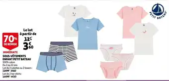Immediate Sous-Vetements Enfant Petit Bateau