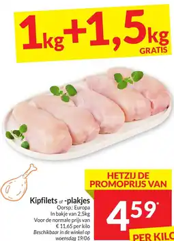 Intermarché Kipfilets of plakjes aanbieding