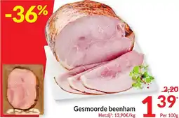 Intermarché Gesmoorde beenham 100g aanbieding