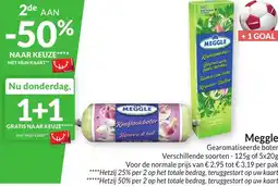Intermarché Meggle Gearomatiseerde boter aanbieding