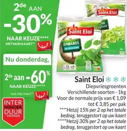 Intermarché Saint Eloi Diepvriesgroenten 1kg aanbieding