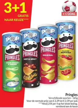 Intermarché Pringles 165g aanbieding