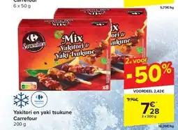 Yakitori en yaki tsukune Carrefour