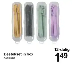 Zeeman Bestekset in box aanbieding