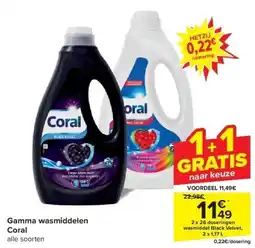 Carrefour Gamma wasmiddelen Coral aanbieding