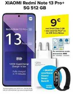 Carrefour XIAOMI Redmi Note 13 Pro+ 5G 512 GB aanbieding