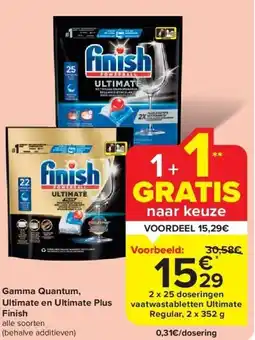 Carrefour Gamma Quantum, Ultimate en Ultimate Plus Finish aanbieding