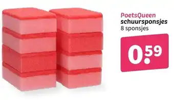 Wibra schuursponsjes aanbieding