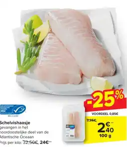 Carrefour Market Schelvishaasje 100g aanbieding