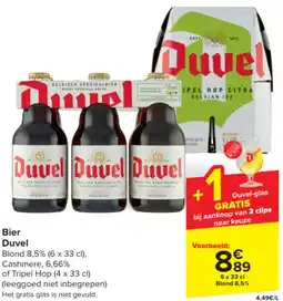 Carrefour Market Duvel Bier 6 x 33cl aanbieding