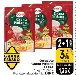 Cora Geraspte Grana Padano CORA aanbieding