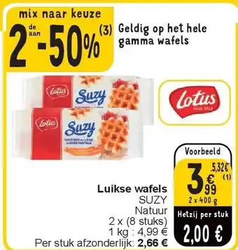 Cora Luikse wafels aanbieding