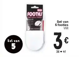 Cora Set van 5 footies aanbieding