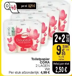 Cora Toiletpapier CORA aanbieding