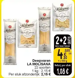 Cora Deegwaren LA MOLISANA aanbieding
