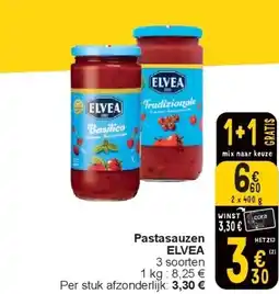Cora Pastasauzen ELVEA aanbieding