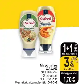 Cora Mayonaise CALVÉ aanbieding