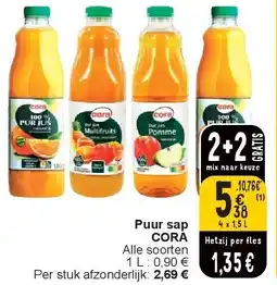Cora Puur sap CORA aanbieding