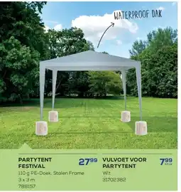 Supra Bazar PARTYTENT FESTIVAL aanbieding