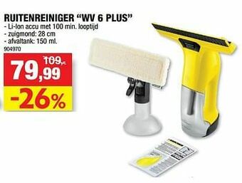Hubo Ruitenreiniger wv 6 plus aanbieding
