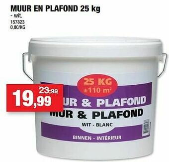 Hubo Muur en plafond aanbieding