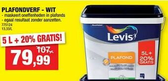 Hubo Plafondverf - wit aanbieding