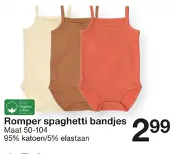 Romper spaghetti bandjes