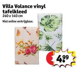 Kruidvat Villa Volance vinyl tafelkleed aanbieding