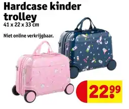 Kruidvat Hardcase kinder trolley aanbieding