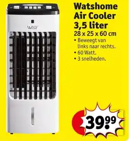Kruidvat Watshome Air Cooler 3,5 liter aanbieding
