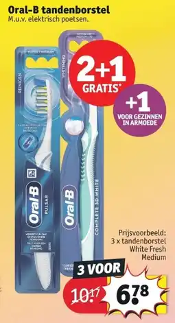 Kruidvat Oral-B tandenborstel aanbieding