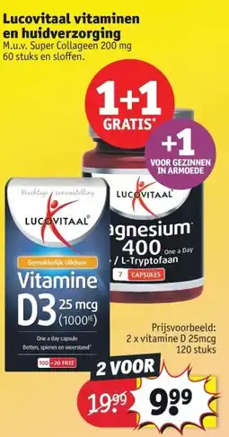 Kruidvat Lucovitaal vitaminen en huidverzorging aanbieding