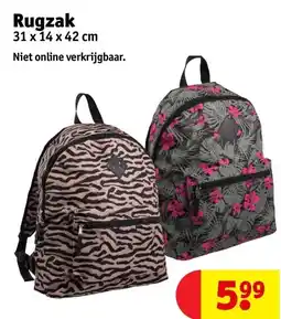 Kruidvat Rugzak aanbieding