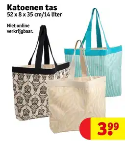 Kruidvat Katoenen tas aanbieding